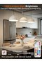 مصباح LED متغير الألوان E27 مع جهاز تحكم عن بعد، 12 واط، طراز A60 LED. - 3