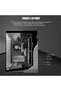علبة كمبيوتر ESGAMING Zero M-ATX، تصميم ميني تاور، تدفق هواء ممتاز، مخصصة للألعاب. |   8 °   قاعدة مائلة |   بانورامي V - 4