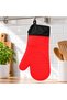 Si̇monahome 35 cm Silicone Oven Mitt, Heat-Resistant, Non-Slip, and Insulated Kitchen Glove. - 5