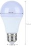 مصباح LED يعمل بتقنية الواي فاي، بقوة 15 واط، مع خاصية التحكم الصوتي. - 2