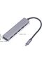محول USB-C متعدد الوظائف مع واجهة وسائط متعددة عالية الدقة 4K لشاشة الكمبيوتر المحمول، وموسع محمول. - 7