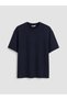 Peak New Season Navy Blue Crew Neck Men's T-Shirt
