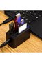 محول USB مع قارئ وكاتب بطاقات الذاكرة ومحور USB 3.0 - يدعم بطاقات SD وMS عالية السرعة - 2