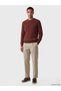 Peak New Season Brown Crew Neck Men's Knitwear Sweater - 2