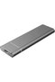 قرص تخزين خارجي من نوع SSD، واجهة USB 3.1 من النوع C، سعة 500 جيجابايت، 1 تيرابايت، 2 تيرابايت، قرص تخزين خارجي محمول بتقنية الحالة الصلبة (اللون: رمادي).