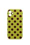iPhone 11 Vorian Camera Protective Case, Lemon Plum Polka Dot Design.