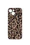 iPhone 13 Vorian Mika Camera Protective Case, Glitter Leopard Design.