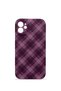 iPhone 11 Vorian Camera Protective Case, Lilac Smoke Plaid.