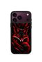 iPhone 18 Pro Vorian Black Hole Case, Black and Red Fox Design.