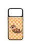 iPhone 18 Pro Vorian Black Hole Case, Orange Checkered, Susamuru. - 2