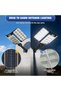 Foldable Outdoor Waterproof Solar Powered Street Light 1 Pack - 4