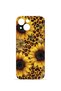 iPhone 13 Vorian Mika Camera Protective Case, Sunflower Leopard Design.