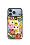 iPhone 18 Pro Max Vorian Black Hole Case, Featuring Cheerful Daisies on a Yellow Background.