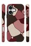 iPhone 16 Vorian Magsafe Dual-Layer Wine Mosaic Case - 2