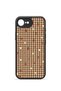 iPhone 16E Vorian Black Hole Case, Coffee Plaid with Small Flowers. - 2