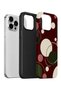 غطاء هاتف iPhone 15 Pro Max من Vorian، تصميم مزدوج الطبقات، لون "ميرلو" (Merlot). - 3