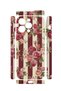 iPhone 14 Pro Vorian Camera Protective Case with Burgundy Rose Stripe - 2