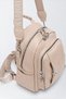 Women's Lemur Vizon Faux Leather 3-Compartment Multi-Pocket Crossbody Bag with Zipper Closure, Suitable for Back and Shoulder Use. - 7