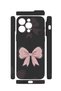 iPhone 12 Pro Vorian Camera Protective Case, Night Pink Bow. - 2