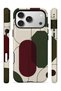 غطاء هاتف iPhone 17 Pro Max من Vorian، تصميم مزدوج الطبقات، لون عاجي بنقوش بارزة. - 2