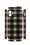 iPhone 11 Vorian Mika Camera Protective Case, Heart-Shaped Vintage Plaid Design. - 2