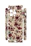 iPhone 12 Pro Vorian Camera Protective Case, Burgundy Botanical Design. - 2