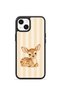 iPhone 14 Plus Vorian Black Hole Case, Reclining Deer Design.