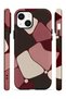 iPhone 14 Vorian Magsafe Dual-Layer Wine Mosaic Case - 2
