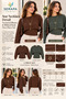 Women's Metal Star Necklace Detailed Textured Crop Blouse and Ribbed Bodysuit Two-Piece Set - 6