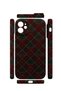 iPhone 11 Vorian Camera Protective Case with Bow and Dark Plaid Pattern. - 2
