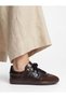 Run Women's Sneakers - Croco Pattern Suede Sports Shoes - 2