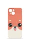 iPhone 14 Vorian Mika Camera Protective Case, Peach Puppy Design.
