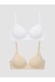 Rmz Gi̇yi̇m Farkiyla Padded Triangle Bra Without Underwire