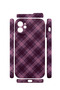 iPhone 11 Vorian Camera Protective Case, Lilac Smoke Plaid. - 2
