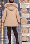 Women's Plus Size Nova Fabric Lightweight, Velvet-Textured, Faux Fur-Trimmed, Detachable Hooded, Quilted-Lined Winter Jacket - 7