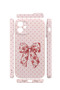 iPhone 12 Vorian Mika Camera Protective Case, Vintage Rose Bow, Polka Dot Design. - 2