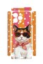 iPhone 15 Pro Vorian Camera Protective Case, Orange Retro Cat Design. - 2