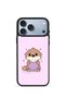 iPhone 18 Pro Vorian Black Hole Case, Pink Otter Design.