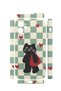 iPhone 12 Vorian Camera Protective Case with Checkered Cat Design. - 2