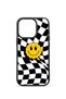 iPhone 16 Pro Max Vorian Black Hole Case, Black and White Wavy Smile Design. - 2