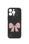 iPhone 12 Pro Max Vorian Camera Protective Case, Night Pink Bow.