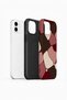 iPhone 12 Vorian Double-Layer Wine Mosaic Case - 3