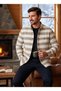 100% Cotton Striped Winter Long-Sleeve Button-Down Shirt, Authentic Lumberjack Style for Men. - 2