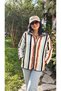 Women's Floral Patterned Soft-Textured Plush Sweatshirt Jacket with Pockets. - 2