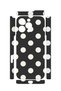 iPhone 16 Pro Max Vorian Camera Protective Case, Black with Cream Polka Dots. - 2