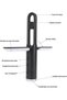 Folding Camping Lantern Flashlight USB Rechargeable Multi Function Light for Emergency Power Outages - 5