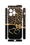 iPhone 12 Pro Max Vorian Camera Protective Case with Gold Heart and Leopard Print. - 2