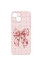 iPhone 15 Plus Vorian Mika Camera Protective Case, Vintage Rose Bow, Polka Dot Design.