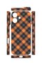iPhone 16 Plus Vorian Camera-Protected Case, Pumpkin Plaid Design. - 2