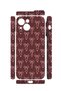 iPhone 15 Plus Vorian Camera Protective Case with Burgundy Bow Detail. - 2
